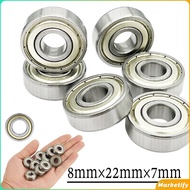 MK Ball Bearing 8mmx22mmx7mm High Speed Sealed Miniature Bearings Model 608ZZ