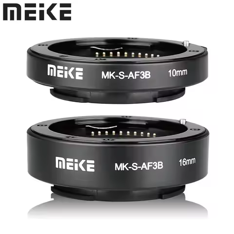 Meike AF Auto Focus Macro Extension Tube Ring 10mm 16mm for Sony E Mount Mirrorless Camera A9 A7RIII