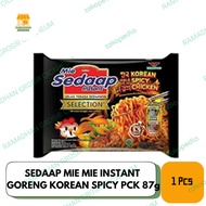 SEDAAP MIE MIE INSTANT GORENG KOREAN SPICY PCK 87g - MIE INSTANT