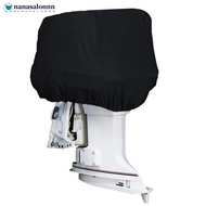 NANASALONNN 15-250HP 210D Waterproof Motor Engine Boat Cover Yacht Half Outboard Anti UV Dustproof C