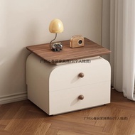 Fyt Bedside Table Cream Style Minimalist Storage Cabinet