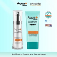 Aqua+series Radiance Intensive Essece 30 ml. & Multi-Protection Sun screen 50