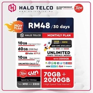 Simkad Tunetalk Halo Talco