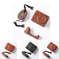 PU Leather Camera Case Bag Body Cover For Canon G7X Mark2 MarkIII G7x2 G7x3 canon PowerShot G7 X Mar