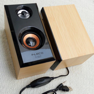 Speaker Aktif Portable Fleco F-017 - Speaker Komputer Super Bass - Speaker Audio PC / HP / TV / Lapt