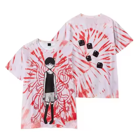 Omori Merch T-shirt Men Short Sleeve Tee Unisex Tops Clothes Causal Female Y2K Tops