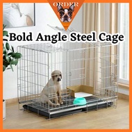 100CM Cage For Dog Hamster Cage Dog Accessories Dog Stainless Cage Pet Cage Collapsible