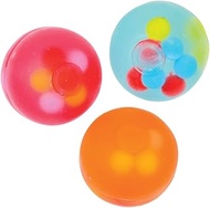 Raymond Geddes Atom Smash Focus Stress Balls (Pack of 24) - Assorted Squeeze Fidget Balls with Swirling Orbs - Squishy Novelty Toys for Kids
