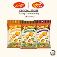 [NEW] Win2 Toasty Croutons | Garlic Bread | Crispy Bread | Made of Real Bread | Snacks | Bakery