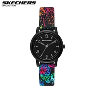Skechers Women's Toluca Analog Watch ( SR6309 ) - Quartz, Black Case, Round Dial, 16 MM Black Silico