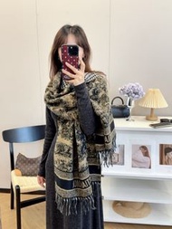 Dior 提花圍巾