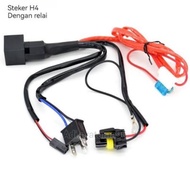 Relay Cable Set HID Projector Lamp Biled Led H4 Motorcycle Car | H4 HID Projector Relay Cable Set Su