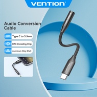 Vention USB C to 3.5mm AUX Headphone Adapter Type C Dongle Audio Jack Converter with DAC Chip iPhone
