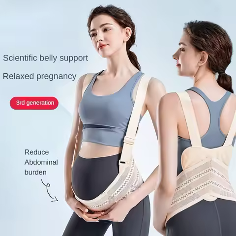 Maternity Belt Pregnant Belly Pregnancy Support Band Double Support Back Waist Care Relieving Back P