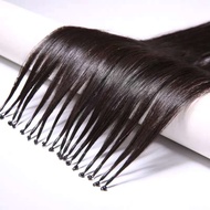 Ready Stock 8D Seamless Hair Extension Real 8D Buckle 6D Feather Piece Own Exten