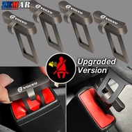 1/2Pcs Volvo New Car Mini Safety Belt Buckle Clip Muffler Alarm Silencer for Volvo XC60 S60 S80 XC90