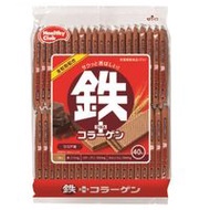 濱田 補鐵膠原蛋白威化餅 可可味 40片