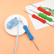 LADYCO Plastic Handle 2-Headed Crochet Needle, Crochet Needle for Beginners, Basic Knitting and Croc