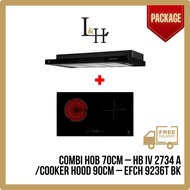 [BUNDLE] 70CM Induction Radiant Combi Hob + 90CM Semi Integrated Hood