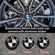 4pcs 56mm 60mm 65mm Suitable For BMW Car Wheel Hub Center Cap Aluminum Sticker F30 E46 E39 F10 E87 E
