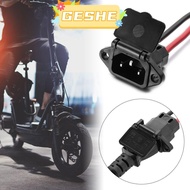 GESH10E 1/2/5pcs E-bike Battery Charger High Quality Charging Plug Universal Charging Socket