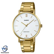 Casio LTP-VT01G-7B Standard Analog Gold-tone Stainless Steel Ladies Dress Watch