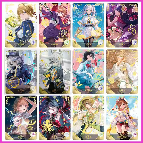 Anime Goddess Story Rare SSR Refraction Foil Violet Evergarden Furina Toys for boys Collectible Card