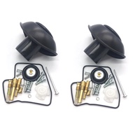 Ingrid ชุดซ่อมคาร์บูเรเตอร์ 2 ชุดสำหรับ HONDA STEED 600 SHADOW VLX600 VLX 600 VT600 C ชุดซ่อมวาล์วได