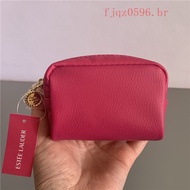 2022 New Style Estee Lauder Pink Pu Small Mini Cosmetic Bag Storage Bag Clutch Bag Coin Purse Lipstick Bag