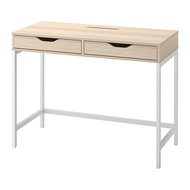 ALEX 書桌/工作桌, 染白色/橡木紋, 100 x 48 公分