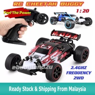 RC Car Cheetah Buggy 2WD 1:20 Racing Car Kereta Kontrol Remote Control Car Kereta Kontrol Mainan Bud