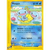 English Pokemon Card Wooper - 117/147 - Common Aquapolis Singles