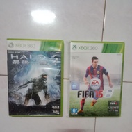 Xbox 360 Halo 4 and fifa15 cd games