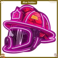 BlueH Firefighter Themed Decor Firefighter Helmet Led Light Firefighter Helmet Neon Sign Led Lamp Br