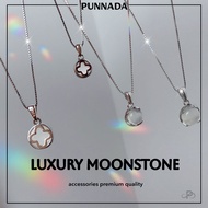 PN070 Silver Necklace With White Pearl Pendant Can Be Worn On Both Sides Premium Grade With Water