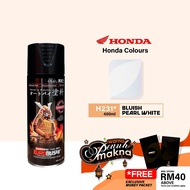 Samurai H231 Bluish Pearl White Honda Colour - Aerosol Coating Spray Paint for Automotive Car Motorc