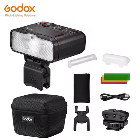 Godox Macro Flash MF12 MF12-K2 Mini Speedlite Built-in 2.4G X System TTL Flash with Color Filter Dif