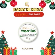 Kamay ni Nanay Vapor Rub Soothing Relief Comfort for Babies Organic Ease of Breathing Relax 25g/50g