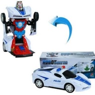 Toy Car robot Car Police Car Police Car Become A robot