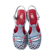 O&B รองเท้าแตะ รุ่น SARDINE SANDALS IN SARDINE FESTA BLUE-11287SA00742F_S6BLXX