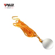 Ball tied to golf swing mat - PGM Q012