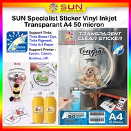 CANON HP Semi-Transparent Vinyl Sticker paper - Semi-Transparent Waterproof Vinyl Sticker Non-waterp