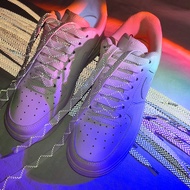 Wild Elephant Shoelace Suitable for Nike Air Force One af1 White Shoes Men Women 3M Reflective White