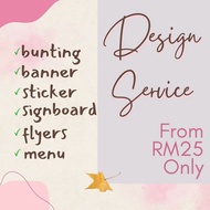 Cheapest design service / Design logo / Design Banner / Name Card Design / Menu design / Brochure De