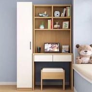 （支持定制）電腦台連衣櫃組合現代簡約小戶型辦公檯收納櫃單門兩門三門四門衣櫃