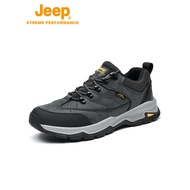 Jeep/Jeep Men's Shoes Spring Autumn Hiking Shoes Men's Heightening Sole Men's Large Size Breathable 