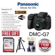 (LIMITED STOCK)PANASONIC LUMIX DMC-G7 WIFI FLIP SCREEN TOUCH SCREEN 4K UHD VIDEO RECORDING (1 YEARS 