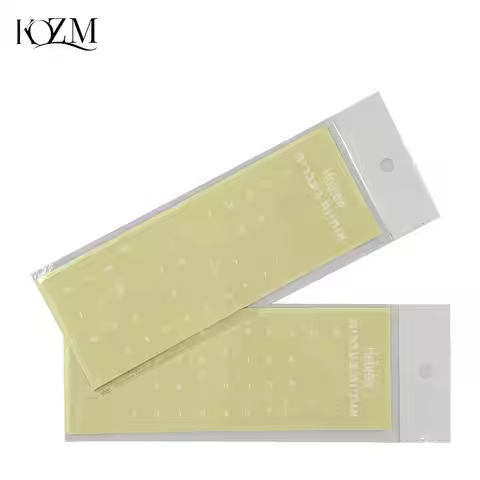 White Hebrew Laptop/Desktop Keyboard Alphabet Sticker on Transparent Background