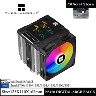 Thermalright PA120 ARGB Digital LCD display CPU Air Cooling Radiator 6 heat pipe Chassis heat sink C
