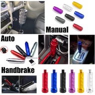 Car Racing Aluminium Gear Knob Auto Manual 5 Speed Manual Gear Stick Hand Brake Handle Cover Gear Sh